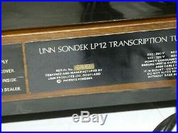 Linn Sondek LP12 + Valhalla PSU & Syrinx Tonearm Record Player Deck Turntable