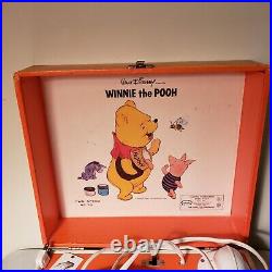 Lionel Walt Disney Winnie The Pooh 1964 Portable Record Player Phonograph