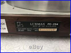 Luxman PD-284 Direct Drive Record Player Turntable in Very Good Condition