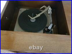 MCM Mid Century Modern Garrard England Stereo Console Record Player & Radio