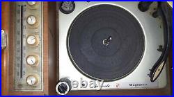 MCM Mid Century Vintage Antique Record Player Radio Magnavox Console Stereo READ