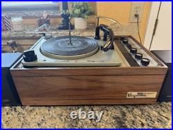 Magnavox Micromatic Turntable AM/FM Stereo Receiver Combo Power Transistor Video