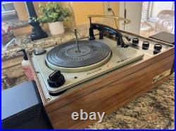 Magnavox Micromatic Turntable AM/FM Stereo Receiver Combo Power Transistor Video