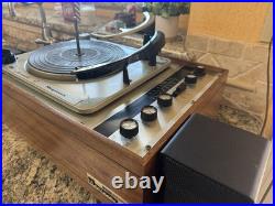 Magnavox Micromatic Turntable AM/FM Stereo Receiver Combo Power Transistor Video