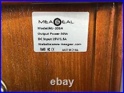 Meageal MJ-209A Wooden Gramophone Phonograph Tunable Vinyl Record Player New