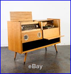 Mid Century Modern Stereo Console Grundig Majestic Record player Radio Vintage M