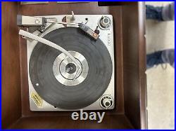 Mid-Century Modern Zenith Stereophonic High Fidelity Record Player, AM/FM Tuner