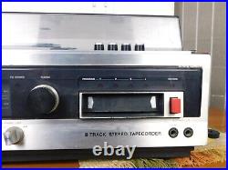 Mid Century Sony WiFi Combo Deck Stereo Radio AM/FM LP Record Player 8Track TINT