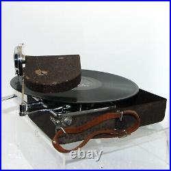 Mikky Phone Portable 78 Record Player 1930's Japan Complete Very Good+