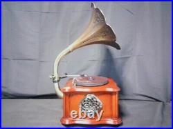 Mini Record Player Retro Phonograph Bluetooth Speaker MJ-209C New No Box