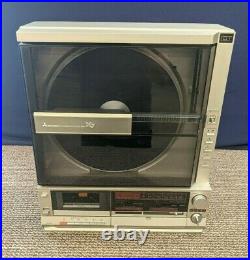 Mitsubishi Interplay System X7 LT Turntable Record Player Cassette Radio AM/FM