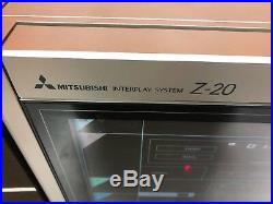 Mitsubishi Z-20 Interplay System Vertical Record Player/Stereo Receiver vintage