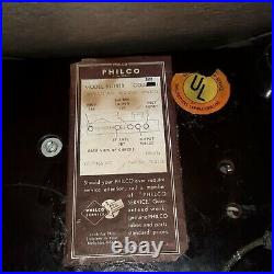 Model 51-1330 Philco Tube Radio Phonograph Bakelite 1950 Record Player Turntable