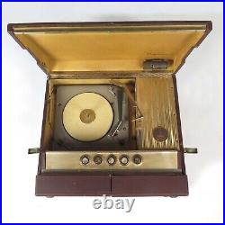 Motorola Tube Record Player SH18N Stereophonic Hi Fi Portable Mid Century Parts