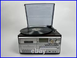 Multifunctional Vintage Phonograph 3 Speed Adjustable Vinyl Record Player
