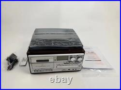 Multifunctional Vintage Phonograph 3 Speed Adjustable Vinyl Record Player