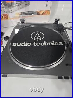 NEW! Audio-Technica AT-LP60-USB Fully Automatic Belt-Drive Turntable Silver NEW! Audio-Technica AT-LP60-USB Fully Automatic Belt-Drive Turntable Silver