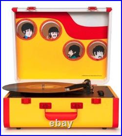 NEW The Beatles Crosley USB Portable Turntable Record Player Yellow Submarine