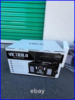 NEW Victrola VTA-600B-ESP 8-in-1 Nostalgic Record Player Turntable Espresso