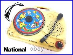 National Portable Record Player SG-503N/Phonograph Turntable/Operation confirmed