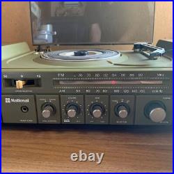 National Turntable Record Player Vintage SF-157N Rare Military Working Item JP National Turntable Record Player Vintage SF-157N Rare Military Working Item JP