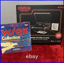 New STRANGER THINGS Victrola WSQK Record Player With Record BUNDLE SEALED