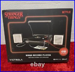 New STRANGER THINGS Victrola WSQK Record Player With Record BUNDLE SEALED