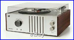 New retro Crosley Mahogany vinyl record player turntable AM/FM radio MP3 input