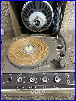 Newcomb Tube Portable Record Player Built in speaker Working