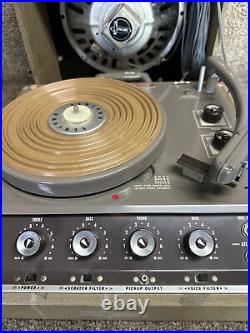 Newcomb Tube Portable Record Player Built in speaker Working