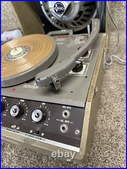 Newcomb Tube Portable Record Player Built in speaker Working