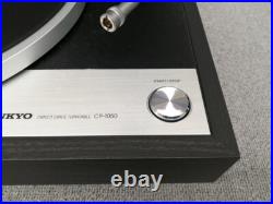 ONKYO CP-1050 Direct Drive Record Player Turntable Working with Defects