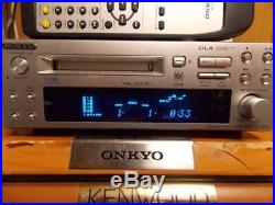 ONKYO Hi-MD Mini Disc Recorder MD105FX Silver High Speed Audio INTEC205 MDLP JP