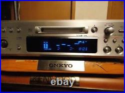 ONKYO Hi-MD Mini Disc Recorder MD-133 Silver High Speed Audio MDLP SP JP