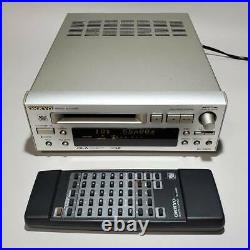 ONKYO MD-105TX Mini Disc Recorder High Speed Audio MDLP WithRemote Tested working