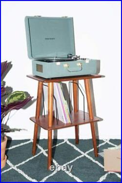 Old Retro Wood Turntable Stand Table Record Player Vinyl LP Storage Vintage Tv