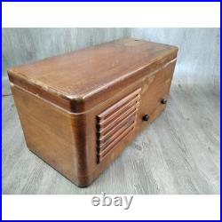 Old Tube Record Player Wood Cabinet Phonograph Turns Galvin Motorola Speaker 40s