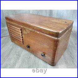 Old Tube Record Player Wood Cabinet Phonograph Turns Galvin Motorola Speaker 40s