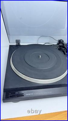 Onkyo CP-1400A Auto-Return Belt Drive Record Player Turntable Works