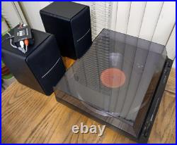 Onkyo CP-1400A Turntable Record Player + Edifier R1280DB Speakers + Pyle Preamp