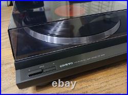 Onkyo CP-1400A Turntable Record Player + Edifier R1280DB Speakers + Pyle Preamp