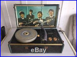 Original1964 Nems Beatles Record Player Phonograph Turntable