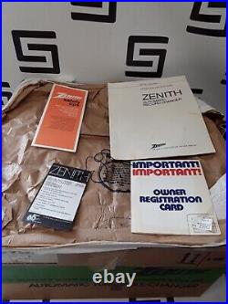 Original Box Zenith Automatic Turntable Changer Record Player Phonograph MC9020