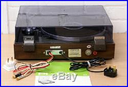 PIONEER PL-12D vintage Belt drive record player turntable NEW AT cartridge JAPAN