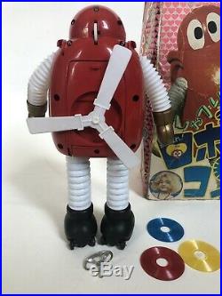 POPY Ganbare Robocon Talking Robot Record Player RARE vtg Jumbo Machinder Japan