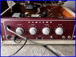 POWERS ON NEWCOMB TR-16- C Tube 6v6 phonograph Record Player vintage Guitar POWERS ON NEWCOMB TR-16- C Tube 6v6 phonograph Record Player vintage Guitar