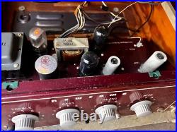 POWERS ON NEWCOMB TR-16- C Tube 6v6 phonograph Record Player vintage Guitar POWERS ON NEWCOMB TR-16- C Tube 6v6 phonograph Record Player vintage Guitar