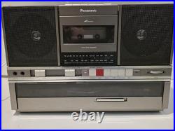 Panasonic SG-J500 AM FM Radio Cassette Record Player Boombox Portable Works