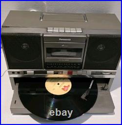 Panasonic SG-J500 AM FM Radio Cassette Record Player Boombox Portable Works