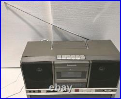 Panasonic SG-J500 AM FM Radio Cassette Record Player Boombox Portable Works